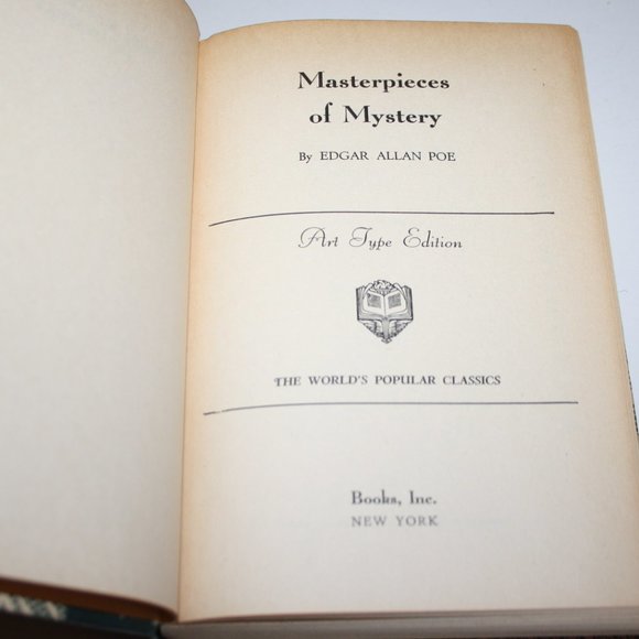 The World’s Popular Classics Art Type Edition Masterpieces of Mystery (ba) - Picture 1 of 5